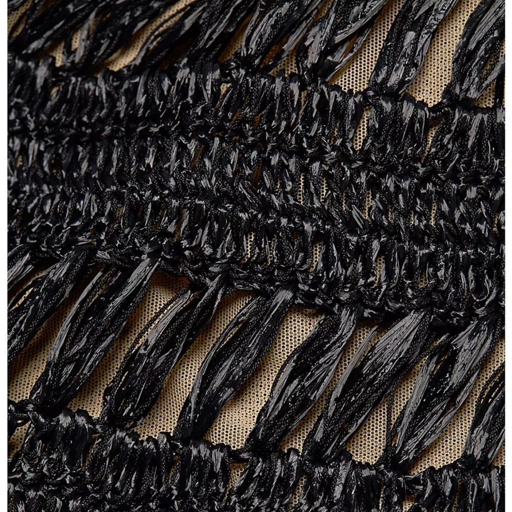 Oscar de la Renta Strapless Crochet Macrame Cocktail Dress - NWTags-size 6/8 - Picture 9 of 15